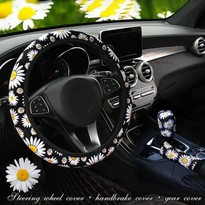 Daisy Set of 3 Steering wheel cover and accessories